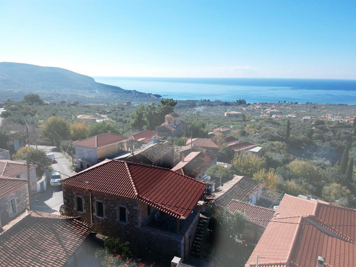 Stavroulas Stone House In Rigklia, Messinia Riglia Eksteriør bilde