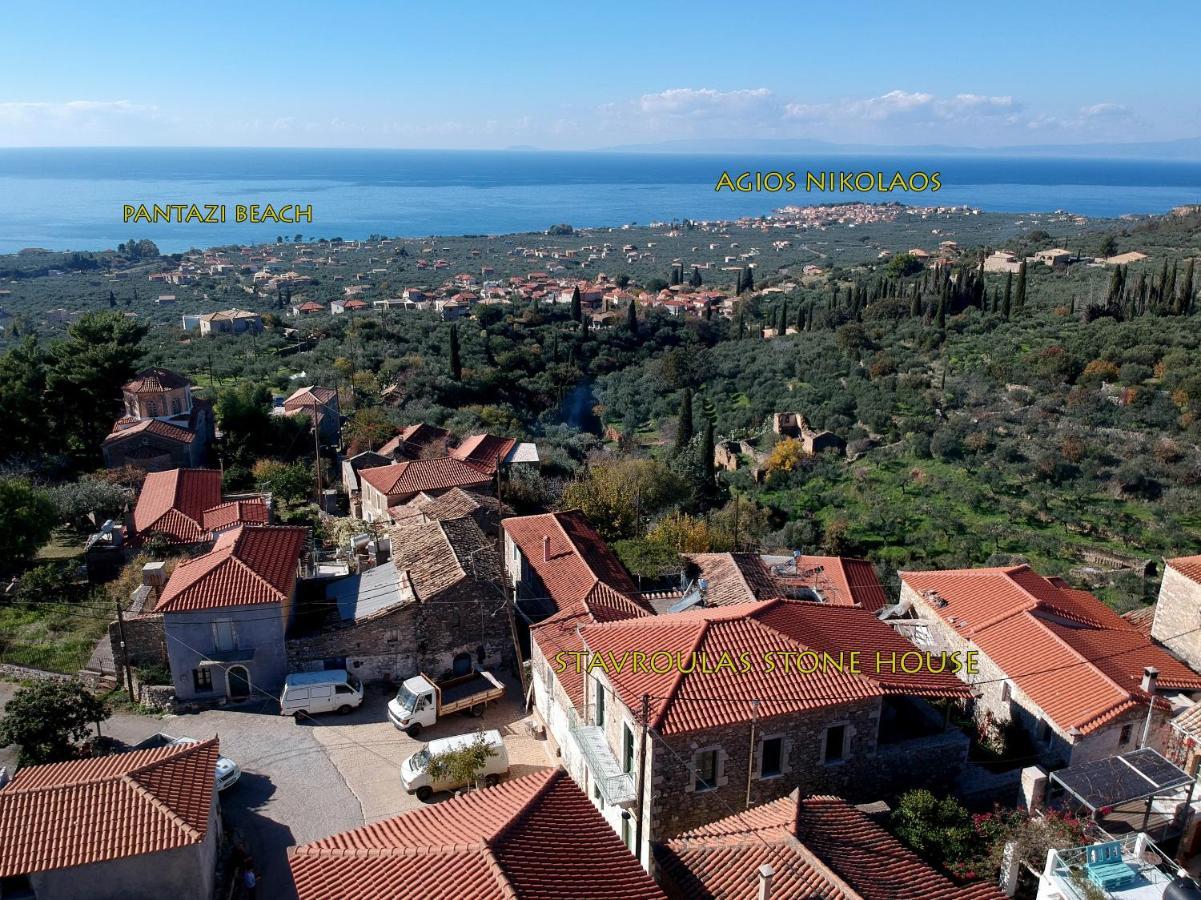 Stavroulas Stone House In Rigklia, Messinia Riglia Eksteriør bilde