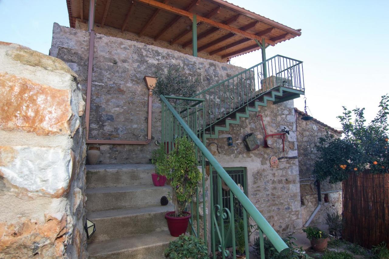 Stavroulas Stone House In Rigklia, Messinia Riglia Eksteriør bilde