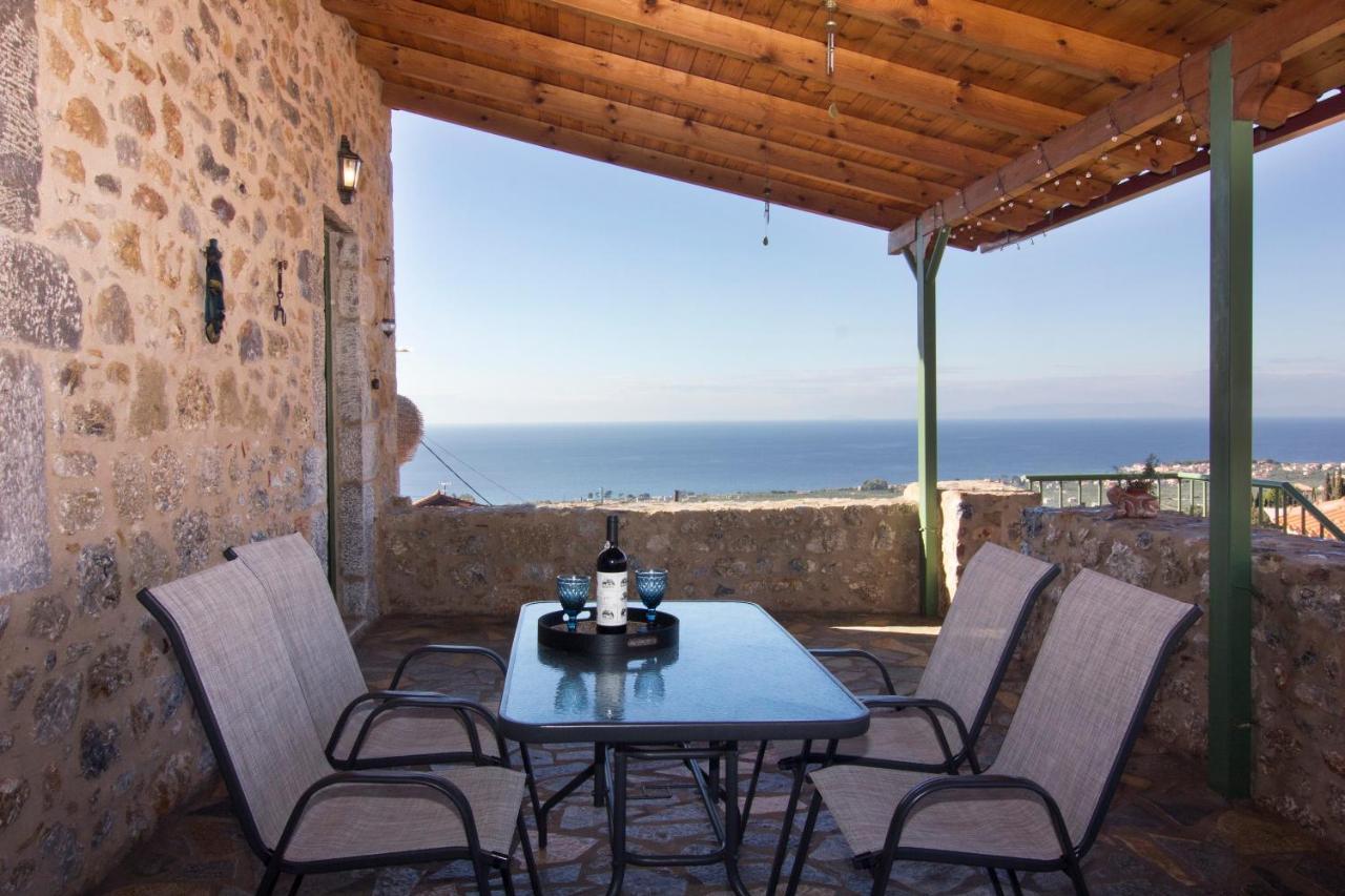 Stavroulas Stone House In Rigklia, Messinia Riglia Eksteriør bilde