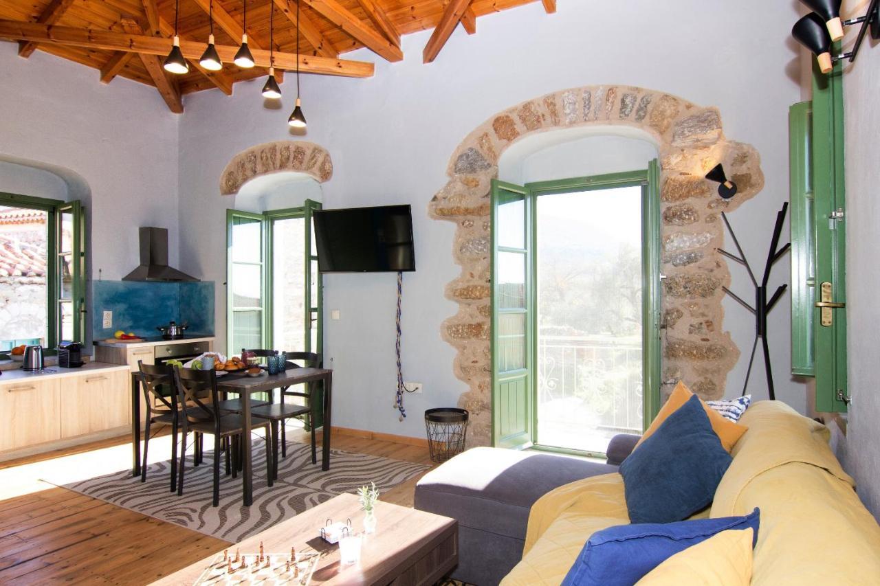 Stavroulas Stone House In Rigklia, Messinia Riglia Eksteriør bilde