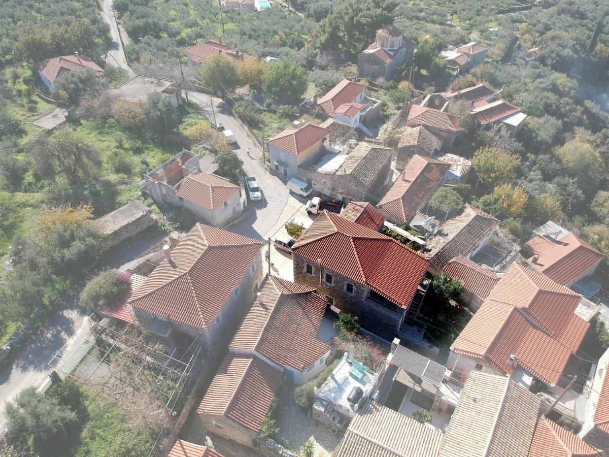 Stavroulas Stone House In Rigklia, Messinia Riglia Eksteriør bilde